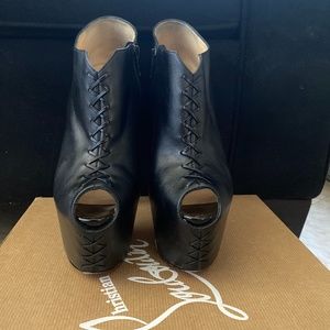 Christian Louboutin Black Booties
